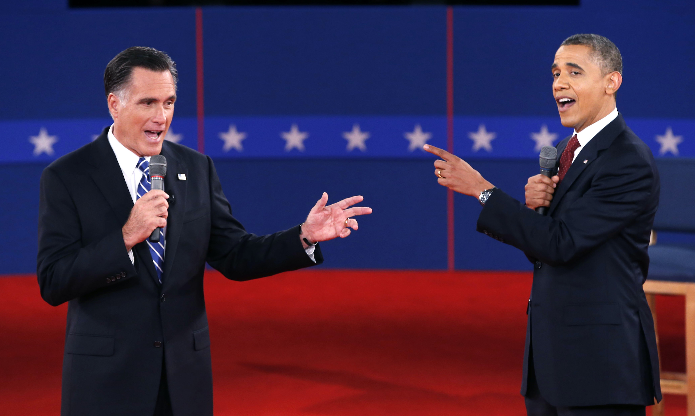 Obama vs romney debate